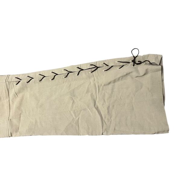 Tracy Evans Limited Vintage Tan Lace up Pants Size 9 - Picture 5 of 6